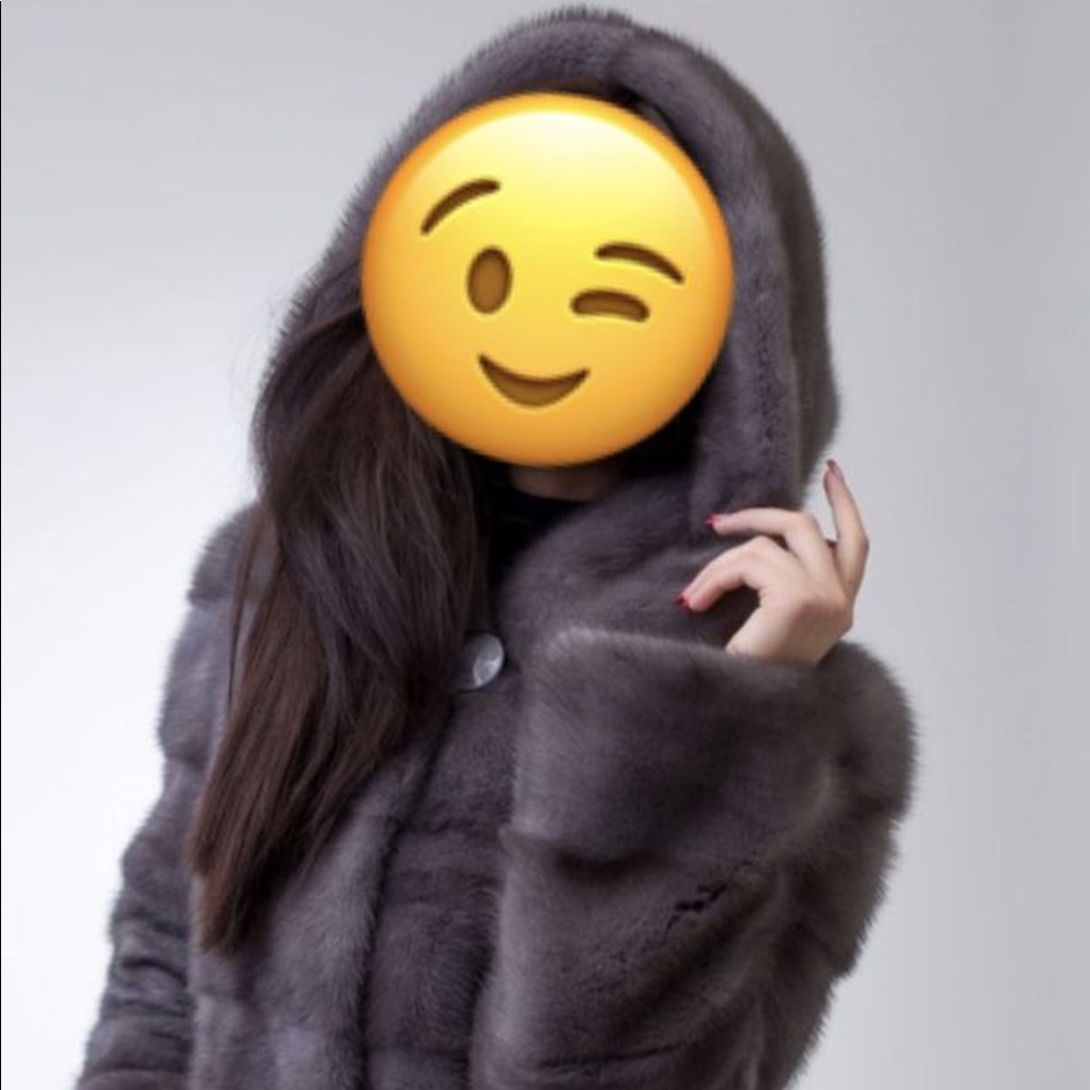 Natural Mink fur coat